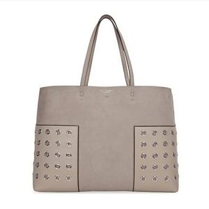 Tory Burch grommet Suede Tote